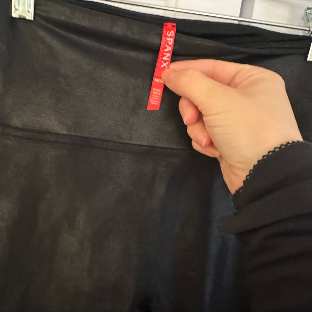 Spanx Faux Leather Leggings | Size Medium - Picture 5 of 5